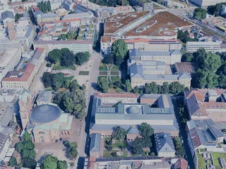 Karlsruhe City, Germany (2025) 3D Model preview