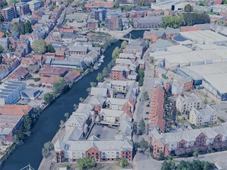 Norwich City, UK (2025) 3D Model preview