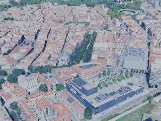 Pamplona City, Spain (2025) 3D Model preview