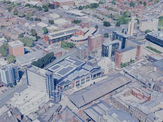 Preston City, UK (2024) 3D Model preview