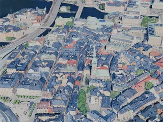 Stockholm City, Sweden (2024) 3D Model preview