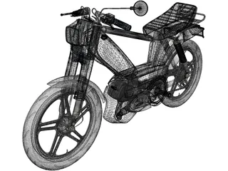 Peugeot 103 Chrono 3D Model preview