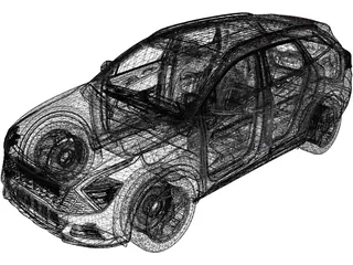 Kia Sportage (2021) 3D Model preview