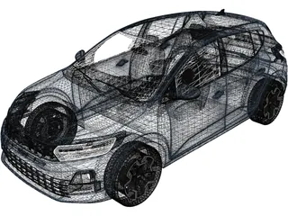 Dacia Sandero (2026) 3D Model preview