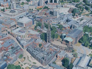 Coventry City, UK (2025) 3D Model preview