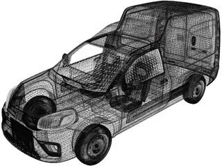 Fiat Fiorino Endurance (2023) 3D Model preview