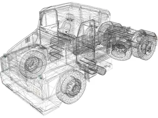 Volvo N10 3D Model preview
