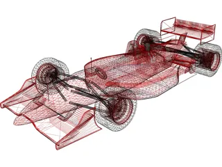 Indycar 3D Model preview