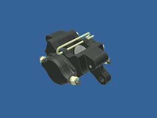 Brake Caliper 3D Model preview