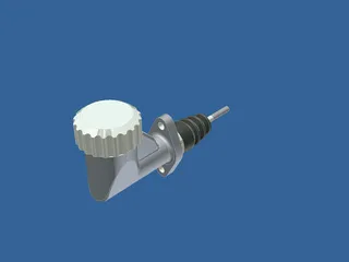 Brake Master Cylinder 3D Model preview