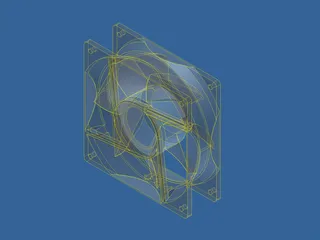 Cooling Fan 3D Model preview