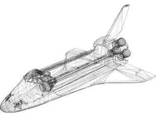 Space Shuttle Atlantis 3D Model preview