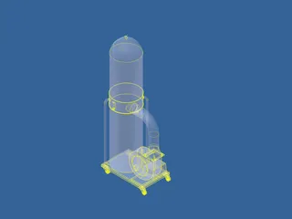 Vacuum Cleaner 3D Model preview