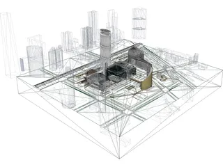 City Centre 3D Model preview