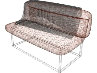 Sofa Bed 3D Model preview