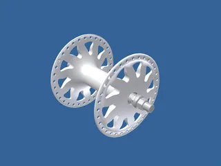 Hub Bike 3D Model preview
