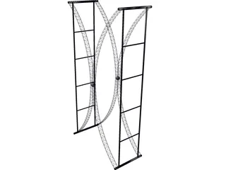 Book Shelf 3D Model preview