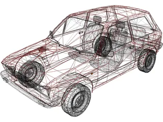 Yugo 45 3D Model preview