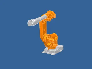 ABB IRB6640 Robot 3D Model preview