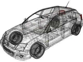Opel Signum 3D Model preview