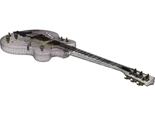 Gretsch Guitar Electric 3D Model preview