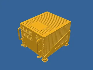 Aircraft Avionics LRU 3D Model preview