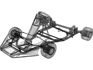 Kart 3D Model preview