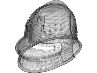 Helmet Medieval 3D Model preview