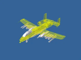 A-10 Warthog 3D Model preview