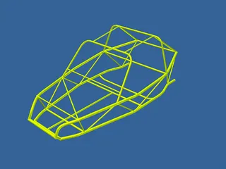 Chassis Buggy Cross Frame 3D Model preview