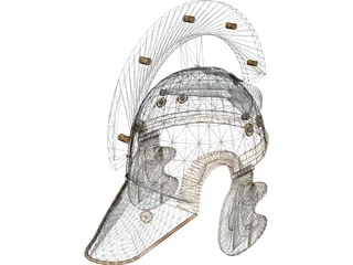 Helmet Roman 3D Model preview