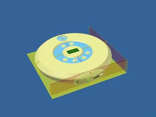 CD Player 3D Model preview