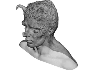 Monster Head 3D Model preview