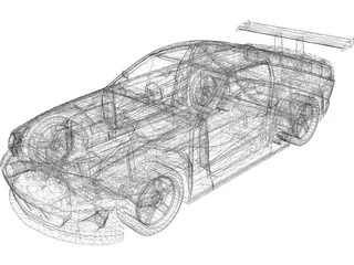 Ford Mustang GT-R Concept 3D Model preview