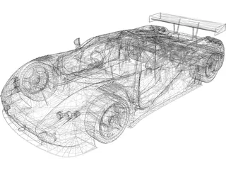 Koenigsegg CCGT 3D Model preview