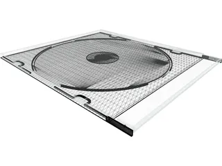 CD Case Jewel Slim 3D Model preview