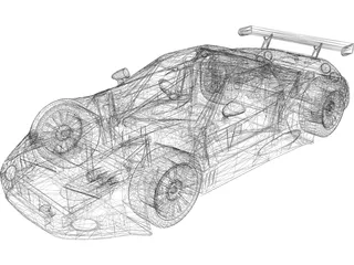 Spyker C8 Spyder 3D Model preview