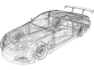 Toyota Soarer [Tuned] 3D Model preview