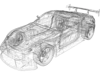 Nissan 350Z [Tuned] 3D Model preview