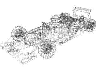 Dallara Formula 3 3D Model preview