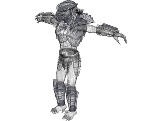 Predator 3D Model preview