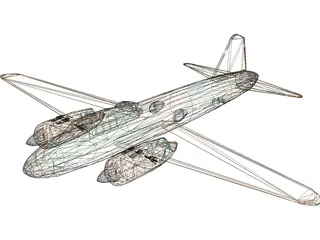 Mitsubishi G4M1 Betty 3D Model preview