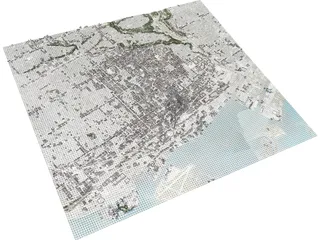 Toronto City 3D Model preview