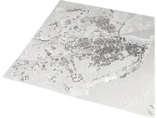 Quebec City 3D Model preview