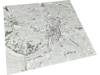Omaha City 3D Model preview
