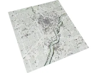 Minneapolis City 3D Model preview