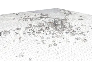 Jacksonville City 3D Model preview