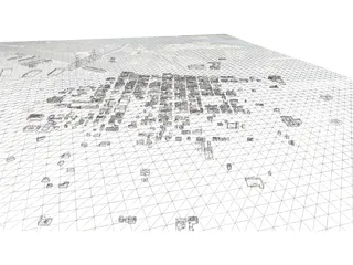 Savannah City 3D Model preview