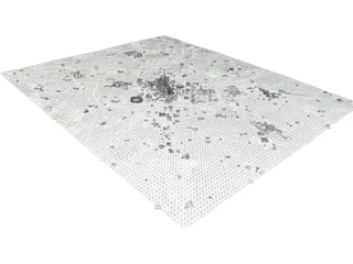 Charlotte City 3D Model preview