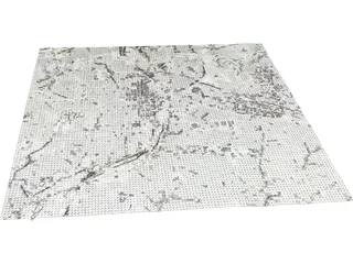 Raleigh City 3D Model preview